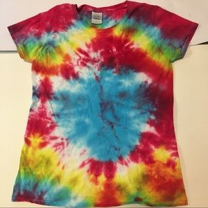 Kids Medium Tie-Dye Gidan Short Sleeve Shirt